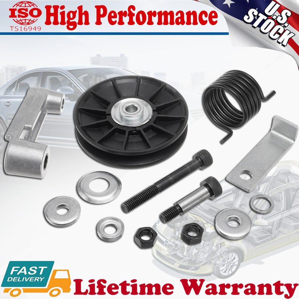 Cooling Fan Drive Idler Belt Pulley Tensioner Assembly For Bobcat 653 751 753
