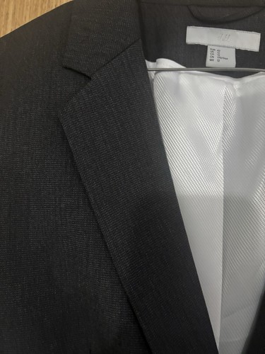 H&M 2 Piece Woman’s Grey Suit EUR 42 Uk 14 work smart wear excellent condition - Picture 5 of 14