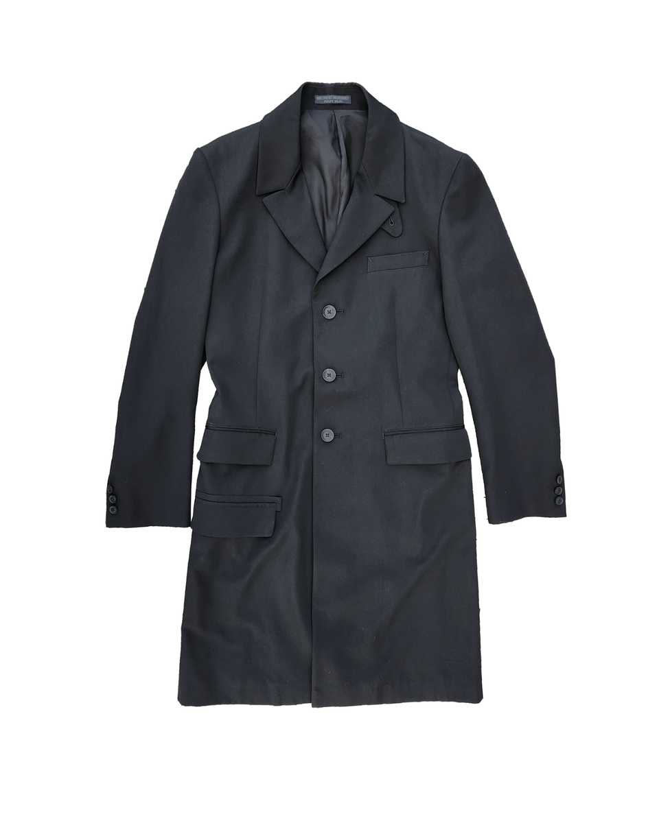 Size 1] Regulation Yohji Yamamoto Wool Gabardine Doctor Coat | eBay