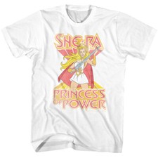Masters of the Universe She-Ra Princess Adult White Tee Shirt