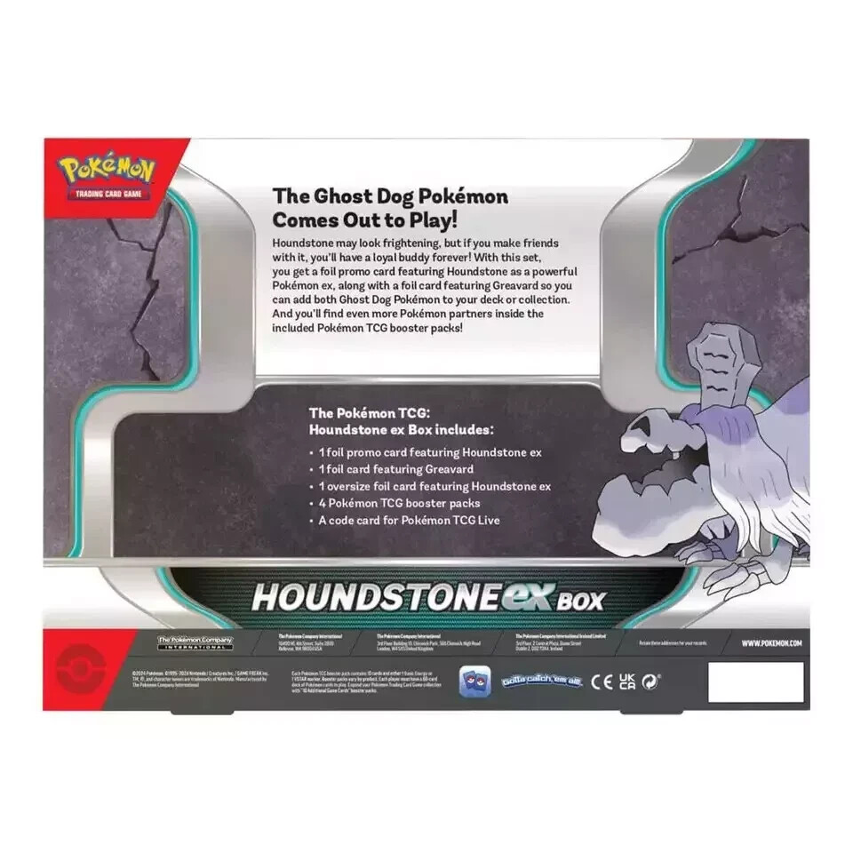 Houndstone ex Box POKEMON TCG with 4 Booster Packs | eBay Houndstone ex Box POKEMON TCG with 4 Booster Packs | eBay