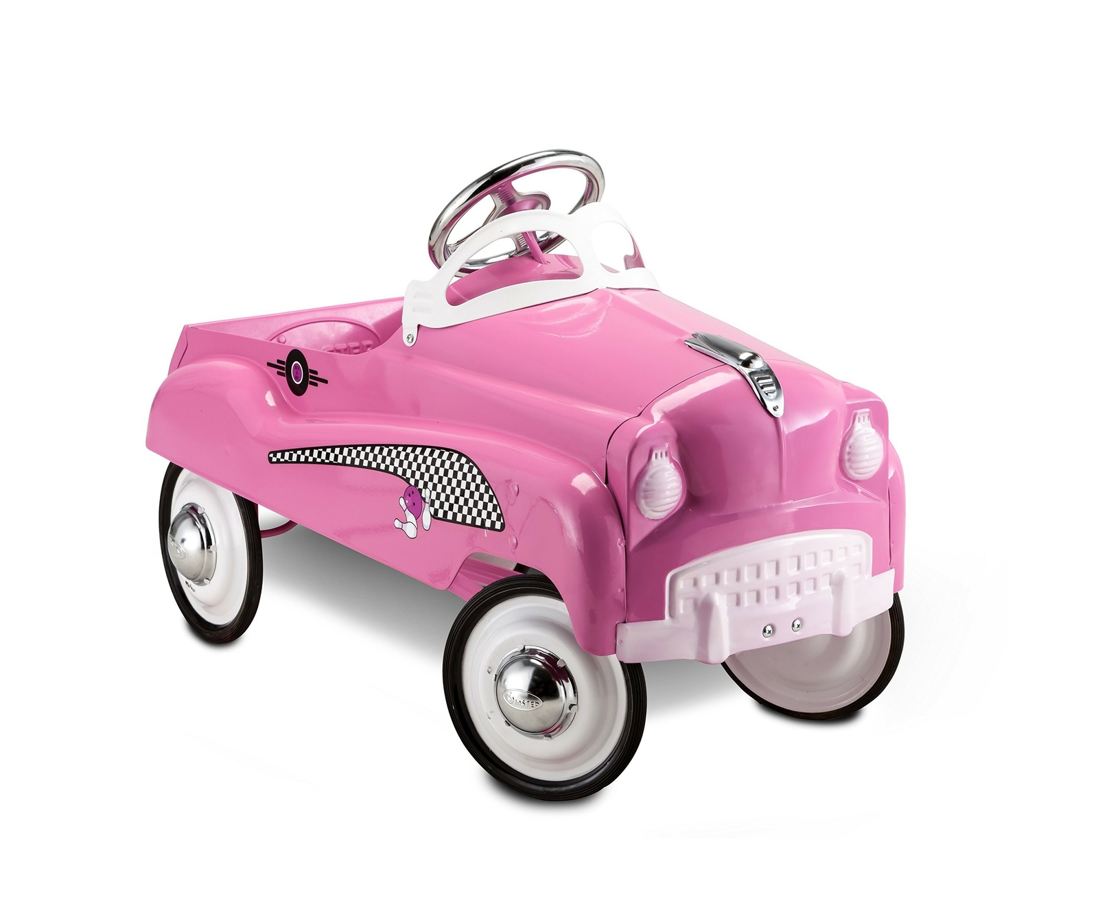 pink pedal car