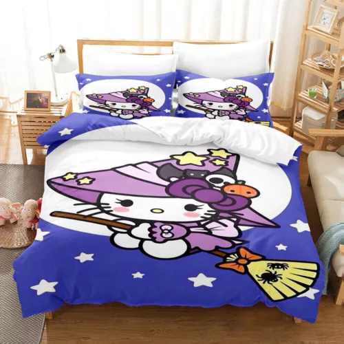 Hello Kitty Series Duvet/Quilt/Doona Cover Single/Double/Queen/King Bedding Set - Bild 13 von 43