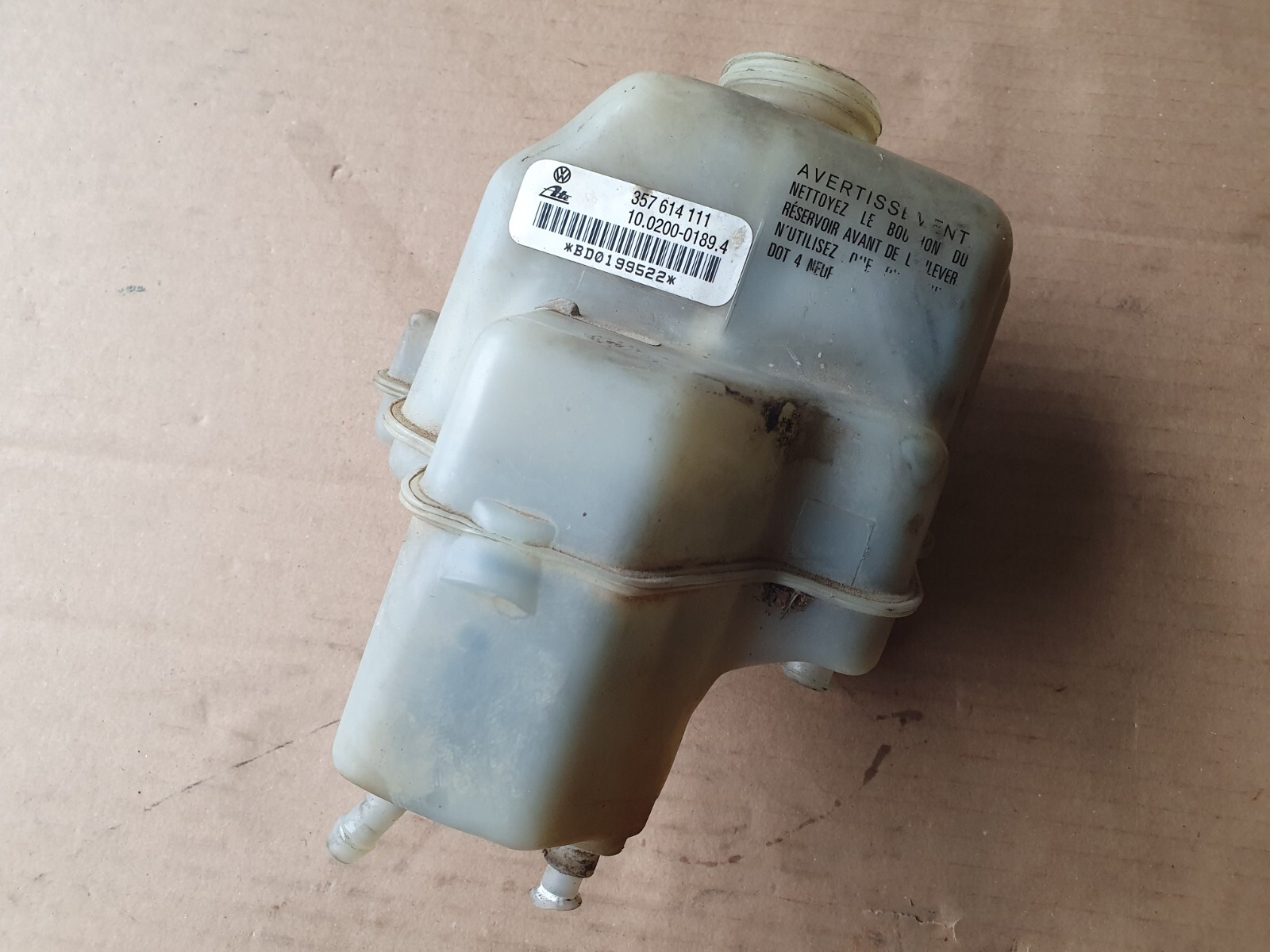 Vw Golf Mk2 RALLYE G60 ABS BRAKE MASTER CYLINDER FLUID TANK 