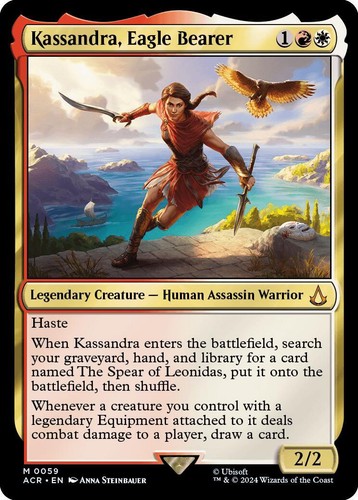 Kassandra, Eagle Bearer #0059 MTG Assassin's Creed Mythic NM English | eBay