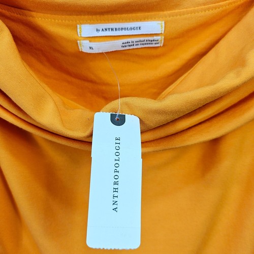 Anthropologie - Top Bardot Bonnie pieghevole - arancione - XLarge - Foto 2 di 6