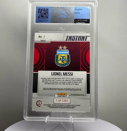 Neymar Jr 1/440 Brasil Panini Instant Qatar (MTG 10) - Imagen 2 de 3