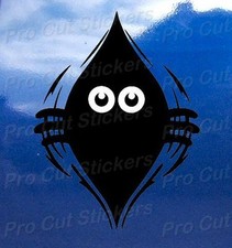Monster Small to Large Peeping Peek a Boo Funny Car Van Wall Stickers Decals d2