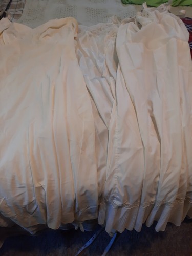 3 vintage slips 1940's-1950's