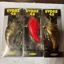 deps EVOKE 4.0 Magnum Crankbait 3pc Set Unused Bass Fishing - From JAPAN