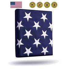 3x5 FT Heavy Duty American Flag for Outside,Deluxe Spun Polyester Flag,Water...
