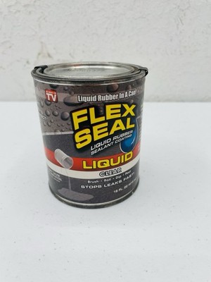 Flex Seal Liquid, 16oz, Clear, Liquid Rubber Coating Sealant