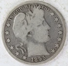 1895 Barber Half Dollar