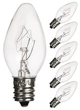 Salt Lamp Light Bulbs 15 Watt 6 Pack, Himalayan Salt Lamp 6 Count Pack of 1