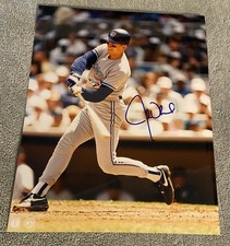 TORONTO BLUE JAYS JOHN OLERUD SIGNED 8X10 COLOR PHOTO