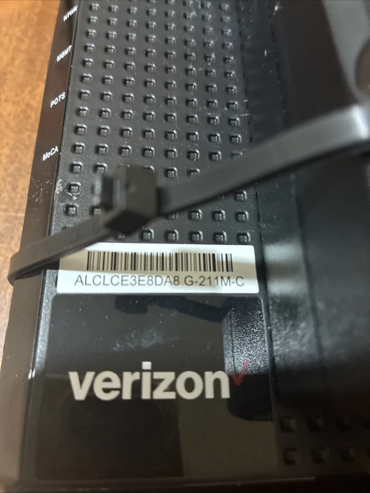 Terminal de red óptica Verizon FIOS ONT Nokia G-211M-C módem y fuente de alimentación Foto 2 de 2