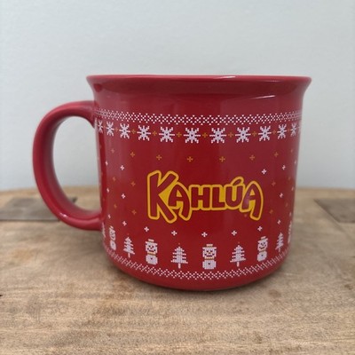 Kahlua Coffee Liqueur Red Christmas Mug *NEW*