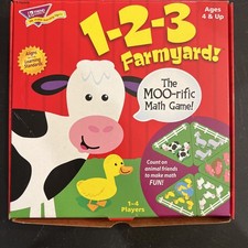 1-2-3 Farmyard The Moo-rigid Math Game Complete 