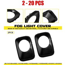 Fog Light Lamp Cover Accessories Upgraded Black 2-20x For Honda Pilot 2009-2011