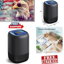 Quiet Air Purifier with H13 HEPA Filter - Ideal for Pet Families Large Rooms