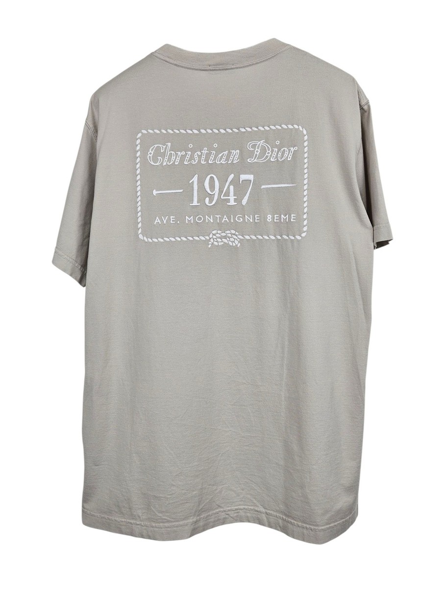 ［美品］ディオール　ガリアーノ　2002 ロゴプリント 1947 Tシャツ 美品］ディオール ガリアーノ 2002 ロゴプリント 1947 Tシャツ