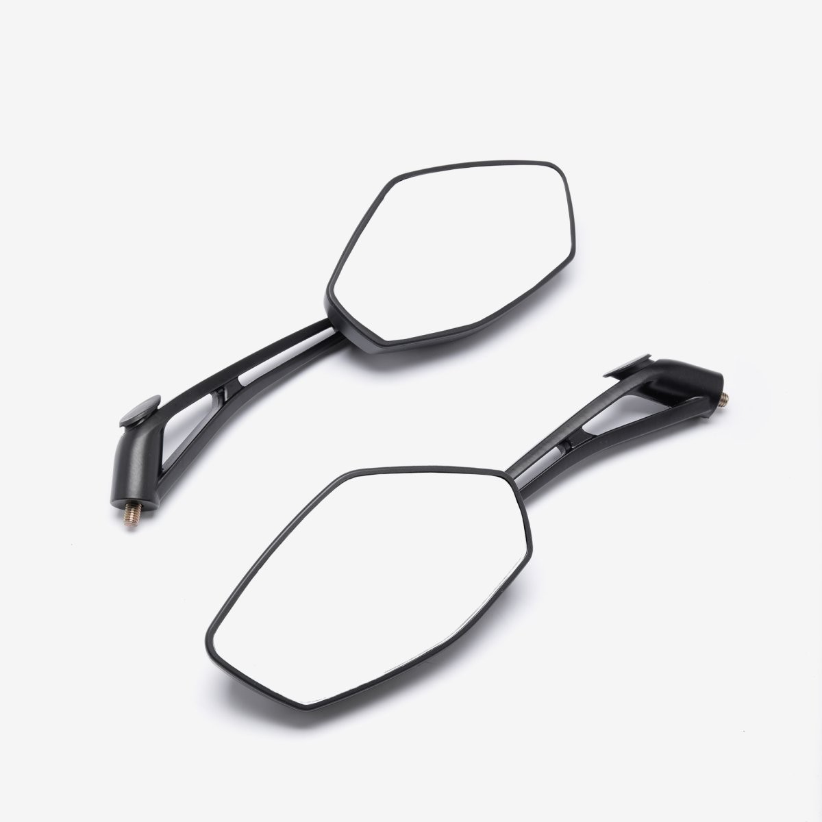 Pair of Mirrors Screw-On Black Side View Side Mirror Scooter Left/Right MRP110
