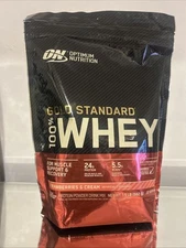 Optimum Nutrition, Gold Standard 100% Whey Protein, Strawberries & Cream 22 Serv