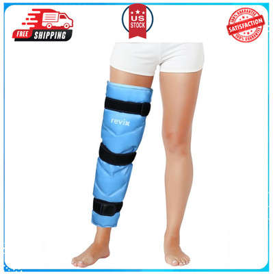 Full Leg Ice Pack Wrap around Entire Leg Reusable Gel Cold Wrap for Hip Thigh