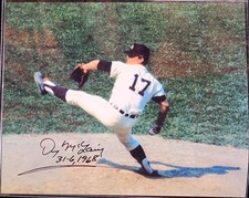 Denny McLain Signed Inscript Detroit Tigers MVP CY Photo Picture Autograph COA