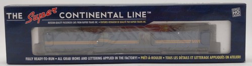 Trenes Rapido 106009 HO Via Rail Canadá 73' 6" equipaje lateral liso-Express #9645 | Condition: New