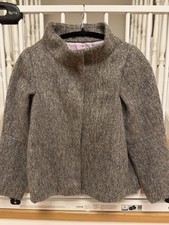 Jacke SCHUMACHER, D Gr. S,beige/braun meliert,Schurwolle,Mohair,Alpaka,