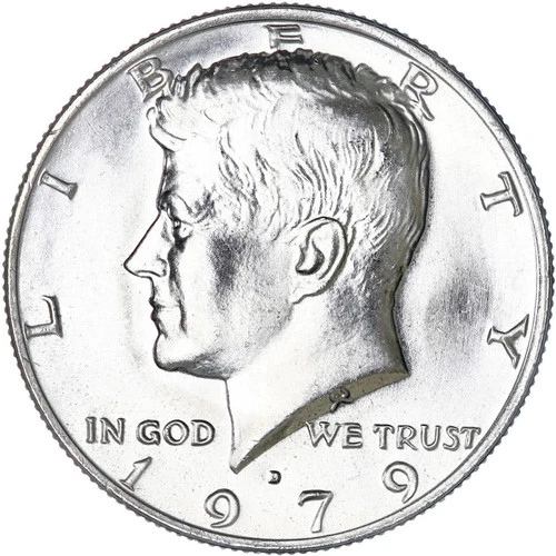 1979 D Kennedy Half Dollar Uncirculated from Mint Set