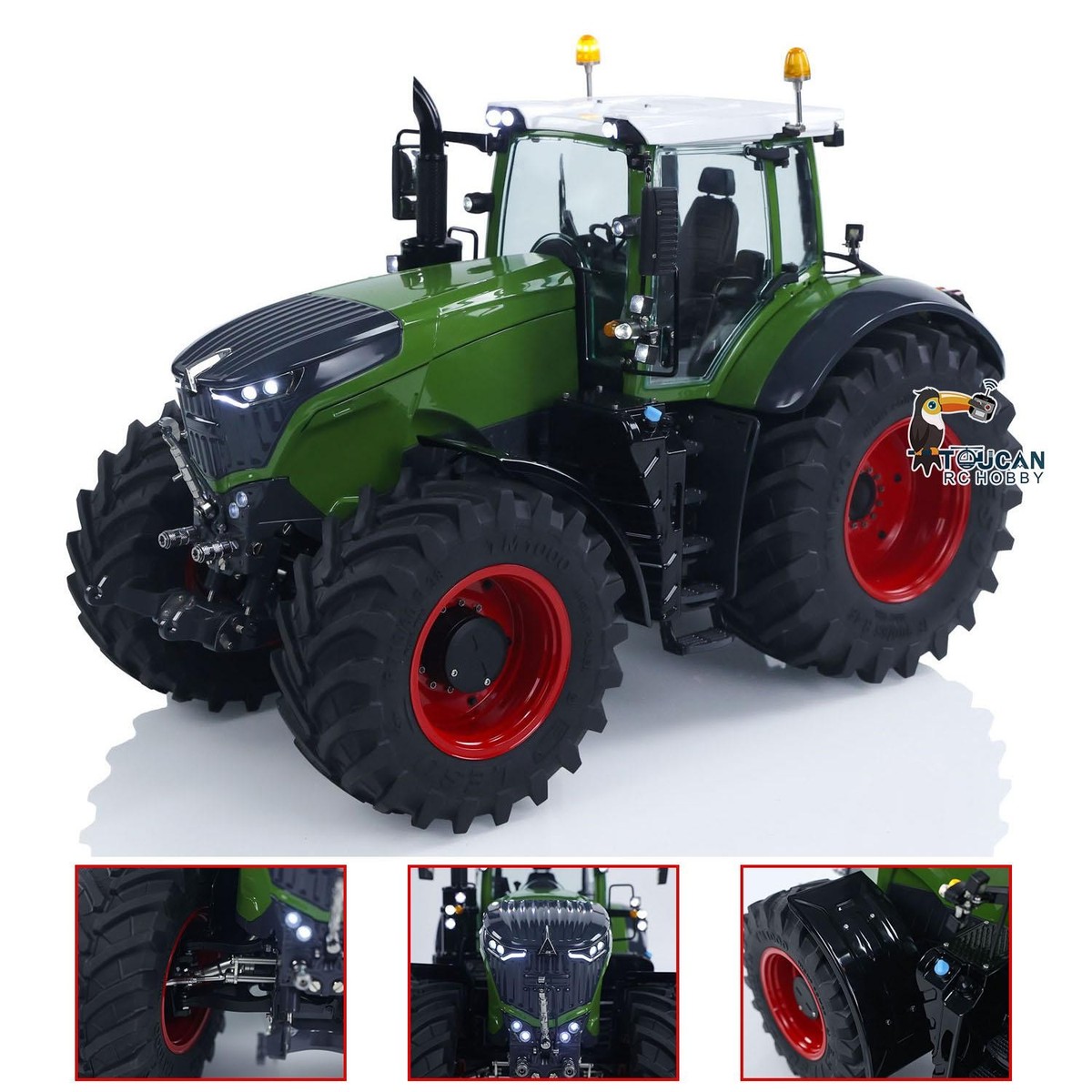 LESU 1050 RC voiture 1/14 4x4 RC tracteur hydraulique métal RTR modèle Aoue- 1050 modèle de camion agricole adulte télécommande voiture jouet  26