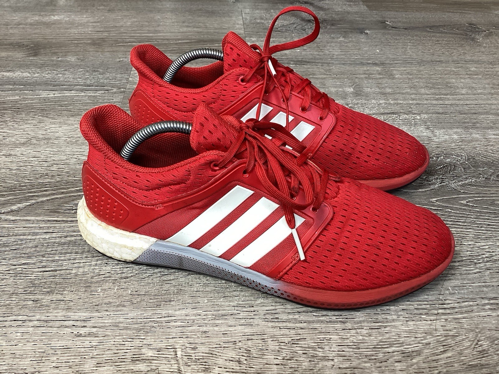 SAOLA Scarpe Adidas Uomo Performance Solar Boost Rosso Scarlatto Taglia 11 Sneakers D69874