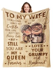 From Husband to My Wife Blanket Any occasion gift plush 50X60  Super Deal 