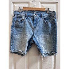 Old Navy Fitted Stretch Cuffed Jean Shorts Size 12