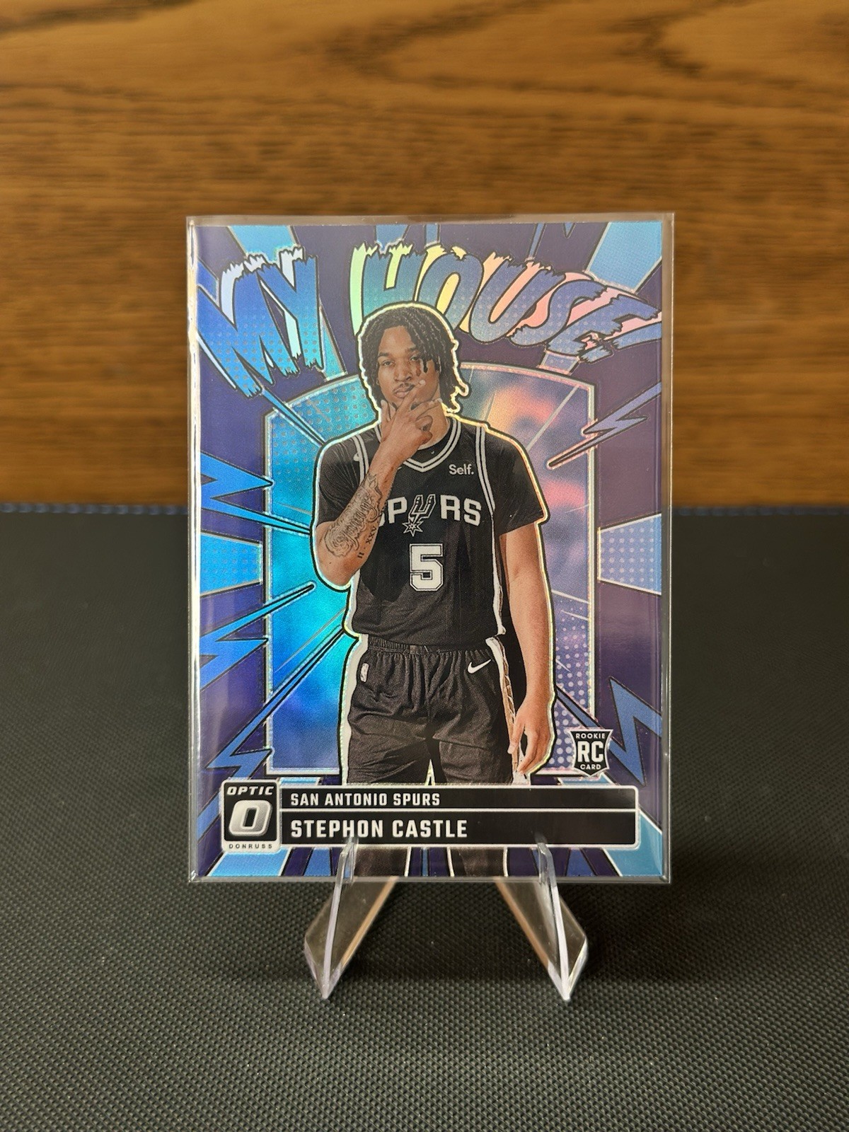 2024-25 Panini Donruss Optic - My House Stephon Castle #16 Purple Prizm (RC)