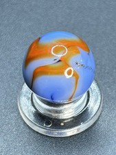 Classic Vintage Alley Agate Tri Color Swirl Marble 0.591
