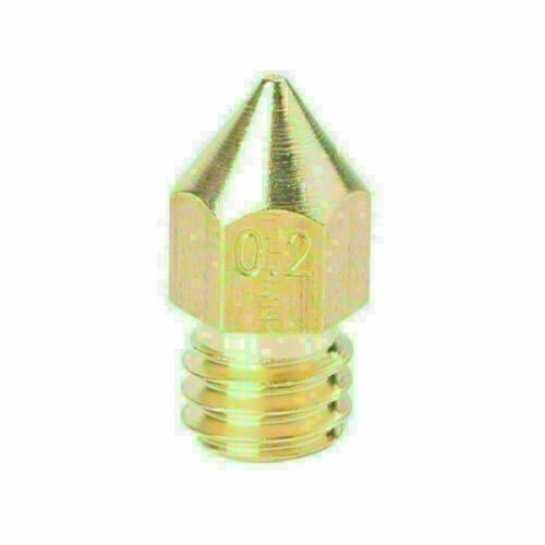 0.2mm 0.3mm 0.4 0.5mm MK8 Extruder Brass Nozzle Print Head for 1.75mm 3D Printer