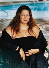 VTG Helmut Newton Photo Print Zaha Hadid PhotogravurePortrait 1993 Mat 14x18