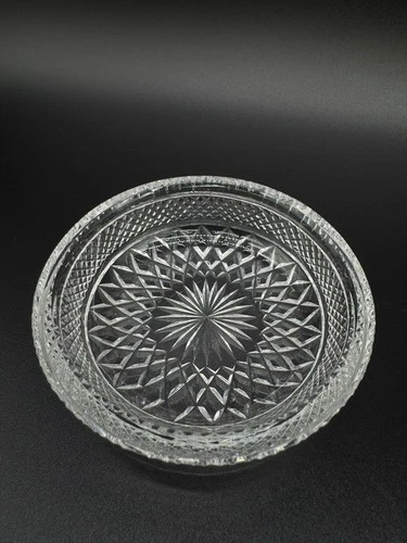 Vintage WATERFORD Crystal Round Diamond Pattern