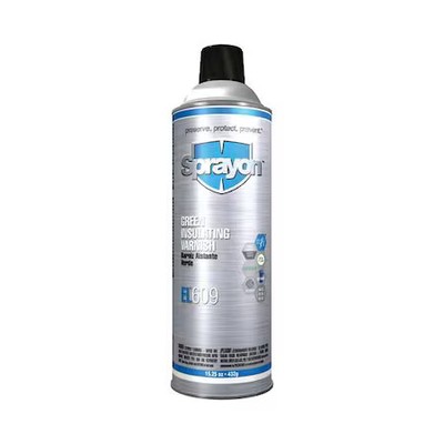 Sprayon Sc0609000 Insulating Varnish, Semi-Gloss, 15.25 Oz, Aerosol, Green,