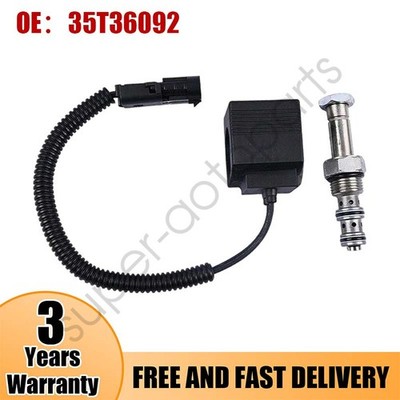 New 12V PTO Solenoid Valve 35T36092 for Muncie CS20/CS21 Series Dump Truck
