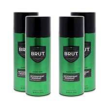 Brut Classic Scent Antiperspirant Deodorant Spray - 6 oz Deodorant - Pack of 4