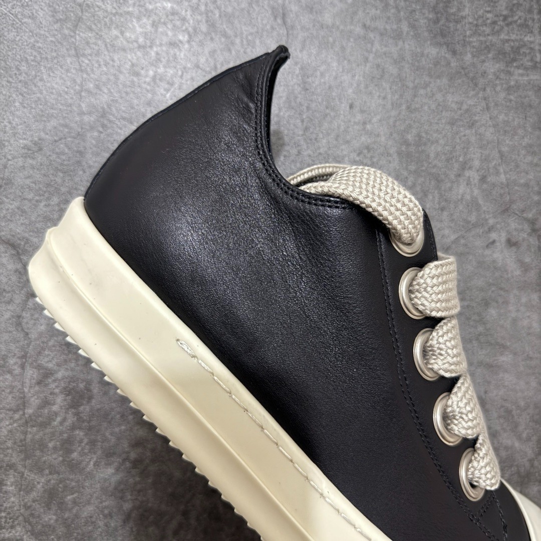 Rick Owens Jumbolace Low sneakers Black Men's | eBay