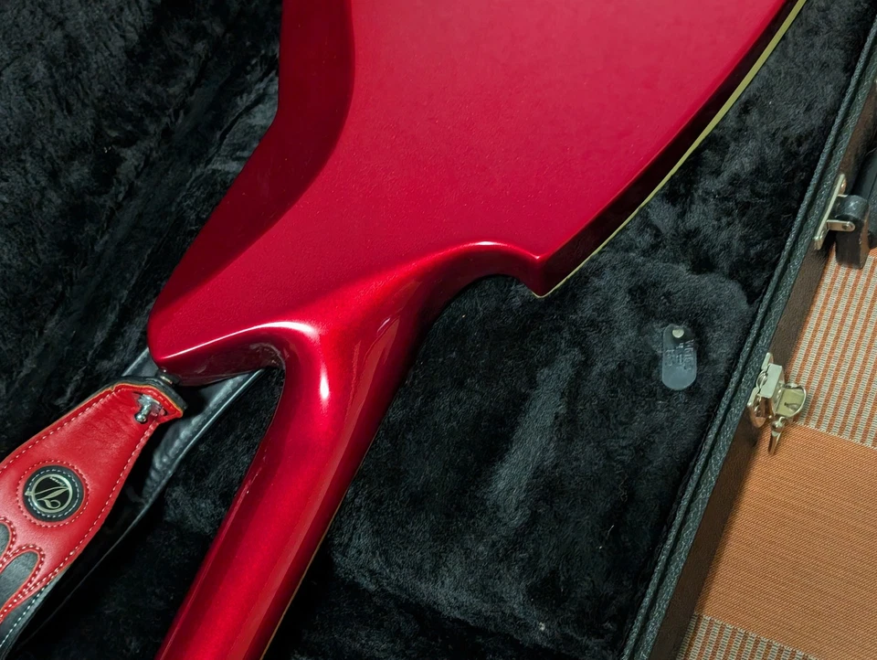 Backlund 100 Guitar By Eastwood -PAU FERRO FRETBOARD RED WITH HARDCASE AND STRAP - Image 2 of 4