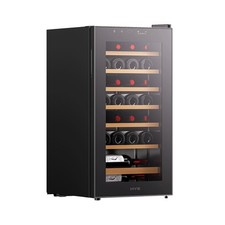 HYE 88L Wine Cooler 28 Bottles, 43cm, Touch Controls, LED, Black - RF01WC28B31