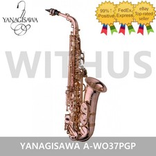 YANAGISAWA A-WO37PGP Professional Alto Saxophone Pink Gold Plated Japan