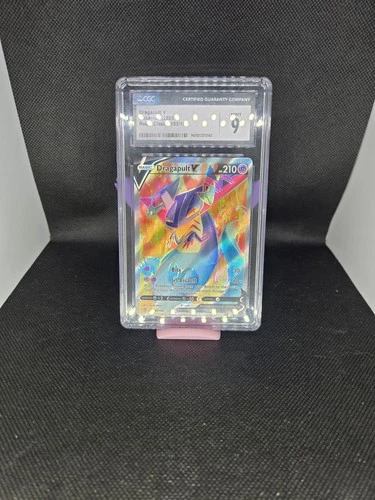 Pokemon TCG PSA 9 Dragapult V 183/192 Full Art Rebel Clash