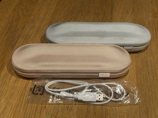 2 x Philips Sonicare DiamondClean Reiseetui Ladecase USB Silber & Rose